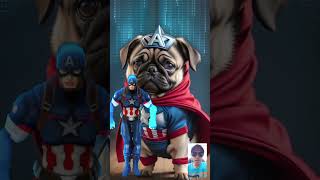 Dog Marvel Superhero