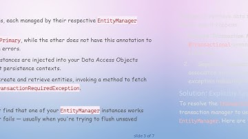 Resolving the TransactionRequiredException in Spring Boot with Multiple Data Sources