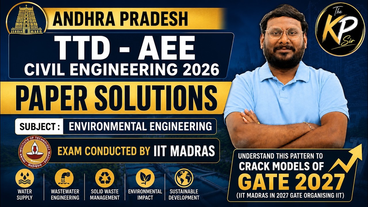 GATE 2027 Trend Started? 😱 TTD AEE Paper Analysis #iitmadras #gate2027 #kpsir #appsc #engineering