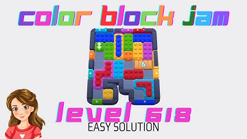 Color Block Jam Level 618 Easy Solution Walkthrough
