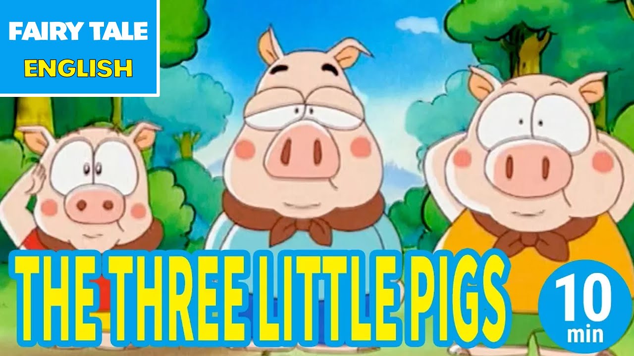 THE THREE LITTLE PIGS - 3びきのこぶた | English | Folktales