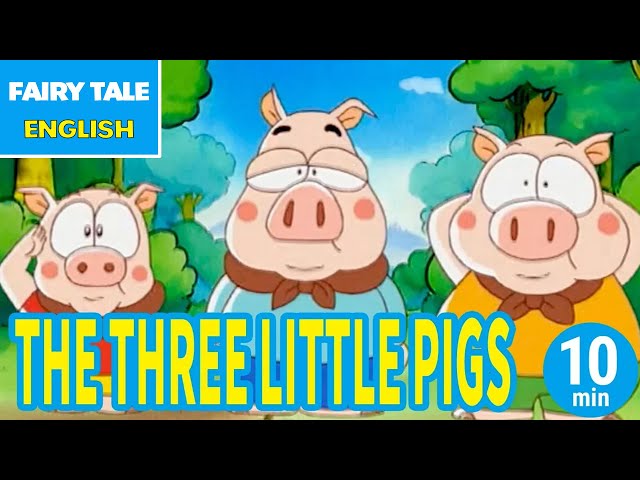 THE THREE LITTLE PIGS - 3びきのこぶた | English | Folktales