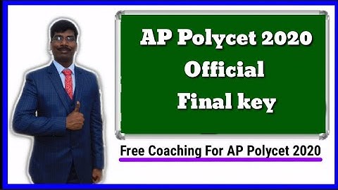 AP Polycet 2020 Official Final Key