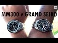 Comparing the Marinemaster 300 with a Grand Seiko