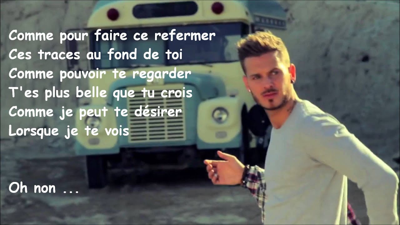 M.Pokora - Mon évidence - Paroles - YouTube