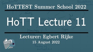 HoTT Lecture 11: The univalence axiom -- HoTTEST Summer School 2022