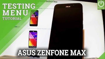 FactoryKit Mode in ASUS Zenfone Max - Test Menu / Secret Mode