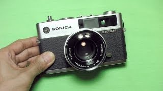 コニカ エレクトロンの使い方 KONICA ELECTRON How to use 1960s Rangefinder camera