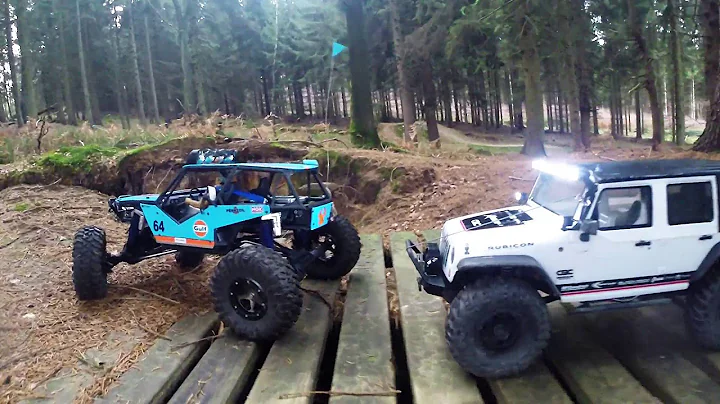 Axial SCX10 & Wraith winch test #2Typ Warn 9.5cti Winch from RC4WD