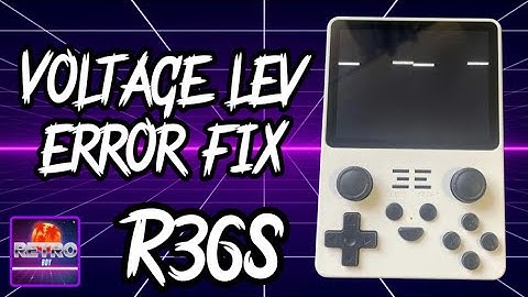 SPANNINGSNIVEAU R36S FOUT OPLOSSING