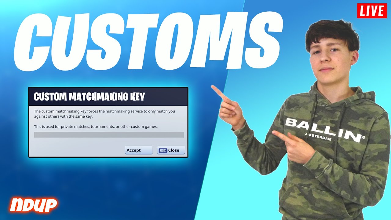 LIVE CUSTOMS MET KIJKERS - live fortnite nederlands - 