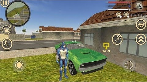 Rope hero vice town gameplay | ios Android games