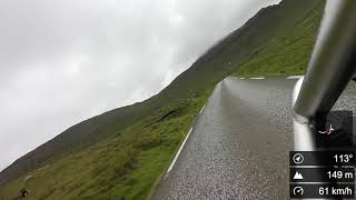 Eastbound On The 32 From Famjin To Øravík On Suðuroy In The Faroe Islands
