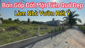 @baonhadatcangiuoc  - Bán Gấp Đất Mặt Tiền Quá Đẹp Làm Nhà Vườn Hết Ý  / đất cần giuộc giá rẽ