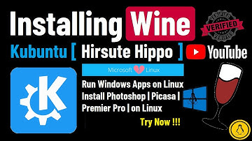 How to Install Wine on Kubuntu 21.04 [ Install Wine on Linux Hirsute Hippo ] Wine 6.0.1 Linux