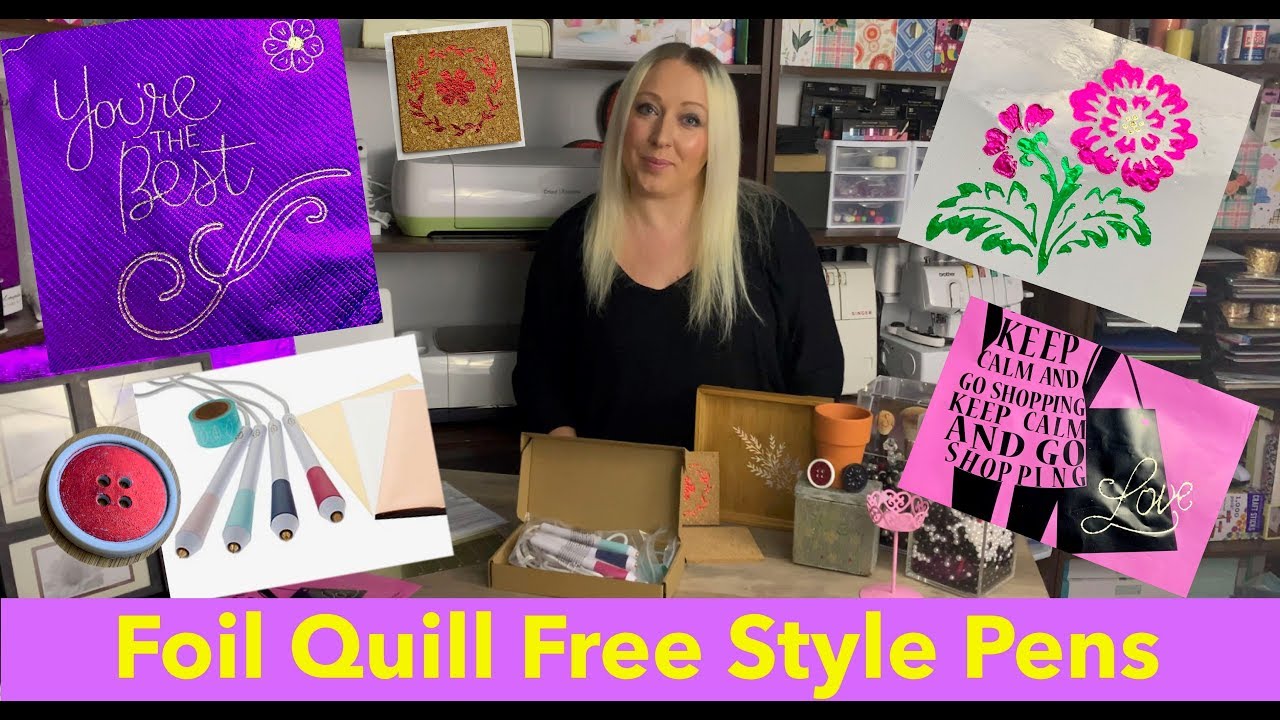 Foil Quill Freestyle Pen Bundle WRMK lots of Projects beginners to