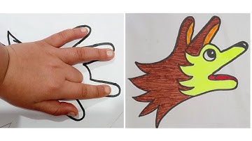 Palm art Drawing Hacks For Beginners..