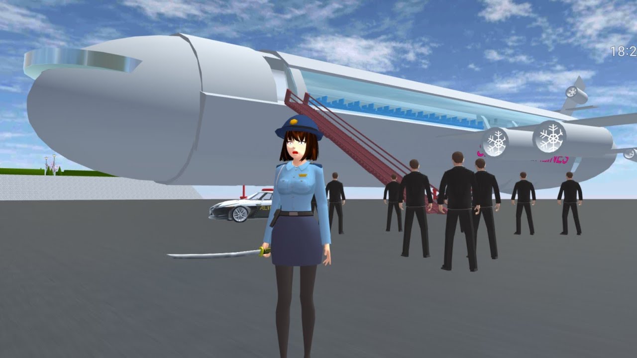 Polisi sakura tangkap yakuza | Sakura school simulator 