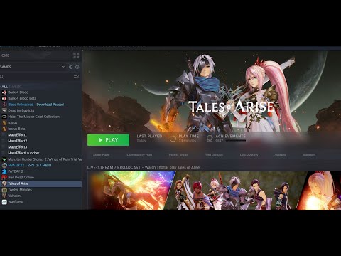 Tales of Arise — контроллер исправления не работает на ПК