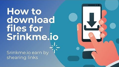 How to download any files form shrinkme.io
