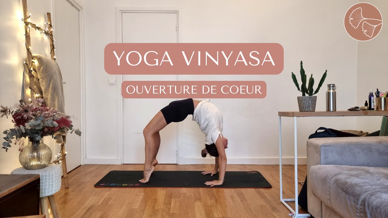 20min Yoga vinyasa - ouverture de coeur | Hajime par Lisa Esteve Pacoud ...