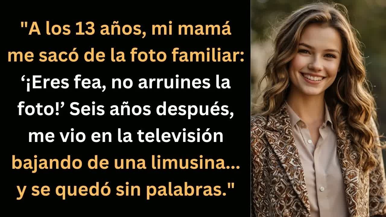 Mi mamá me humilló frente a todos… Años después, no pudo creer lo que vio en la tele