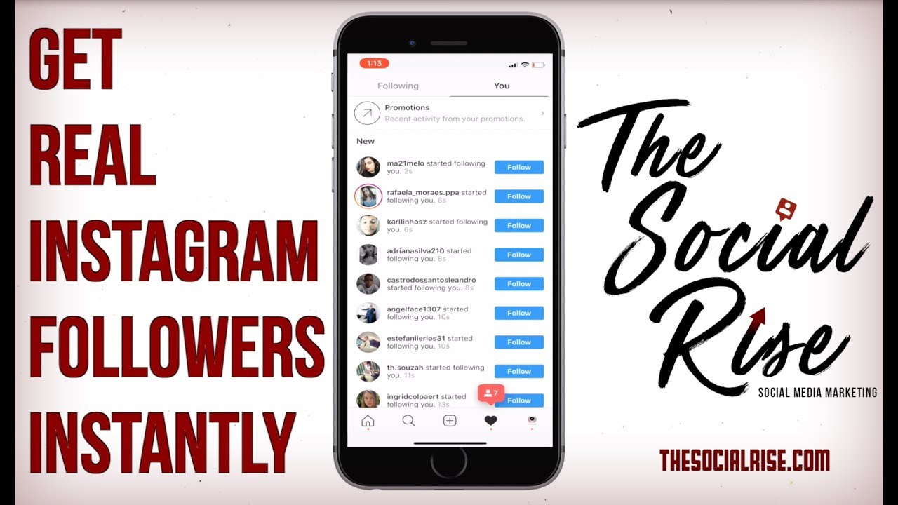 How To Get REAL Instagram Followers FAST (2019)! - YouTube