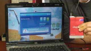 Clickfree Portable Backup Drives - How it works