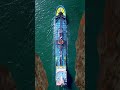 Heavy Duty Tanker Ship Hauler Exits Port