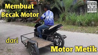 Download lagu Cara Membuat Becak Roda Tiga dengan Motor Metik