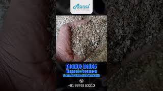 Double Roller Magnetic Separator | Best Magnetic Solutions Provider in India
