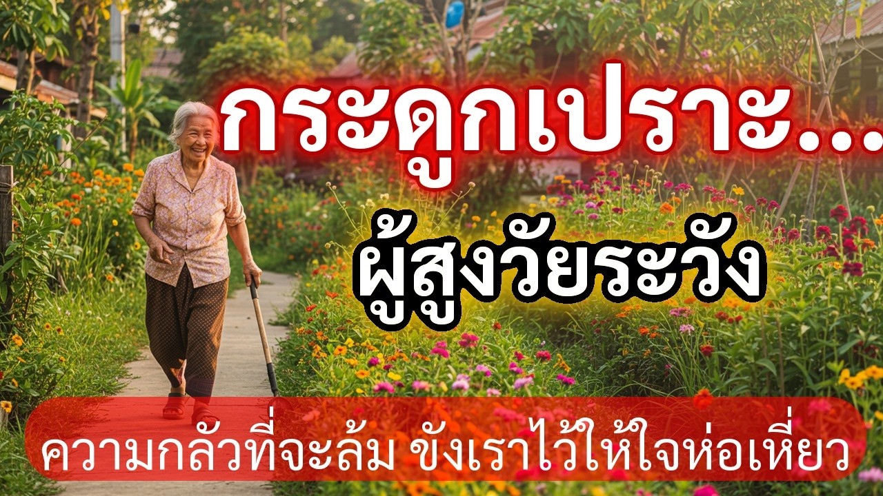 ธรรมะก่อนนอน: เมื่อกระดูกพรุน กายเปราะบาง แต่ใจแข็งแกร่งได้ (เรื่องเล่าคุณยายสมร)