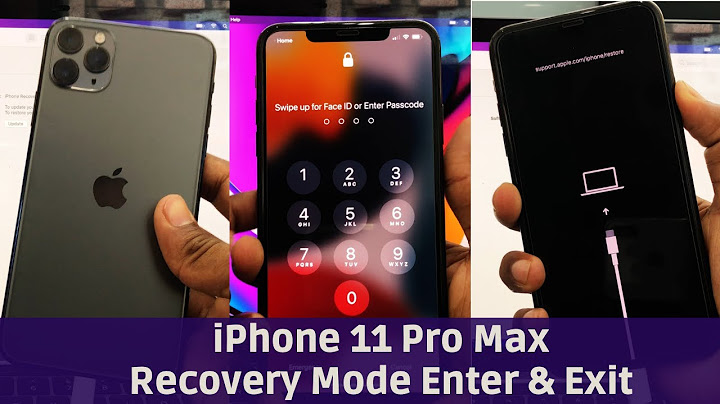 How to put iphone 11 in recovery mode without computer