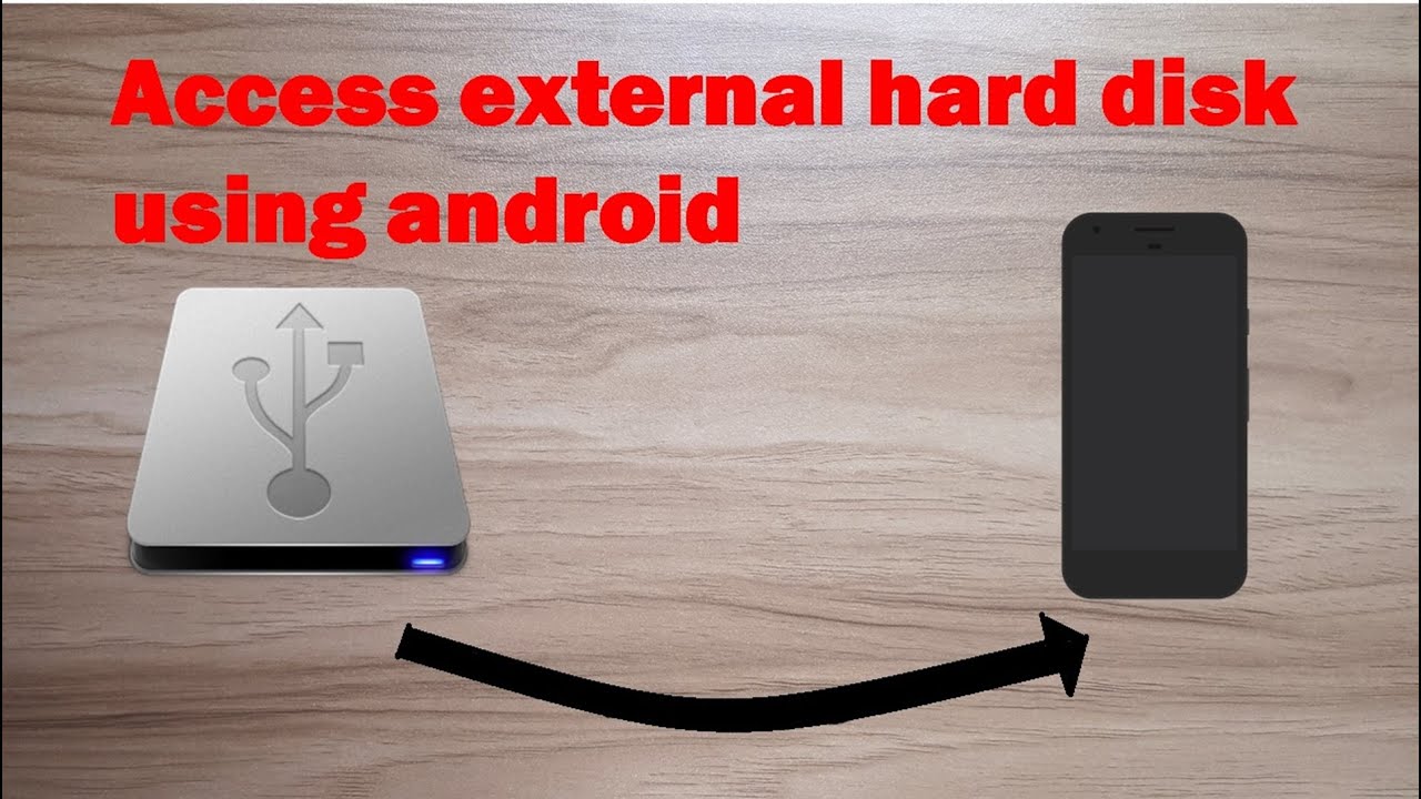 Access hard disk using any android|#android