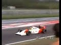 Ayrton Senna's throttle technique (1992)