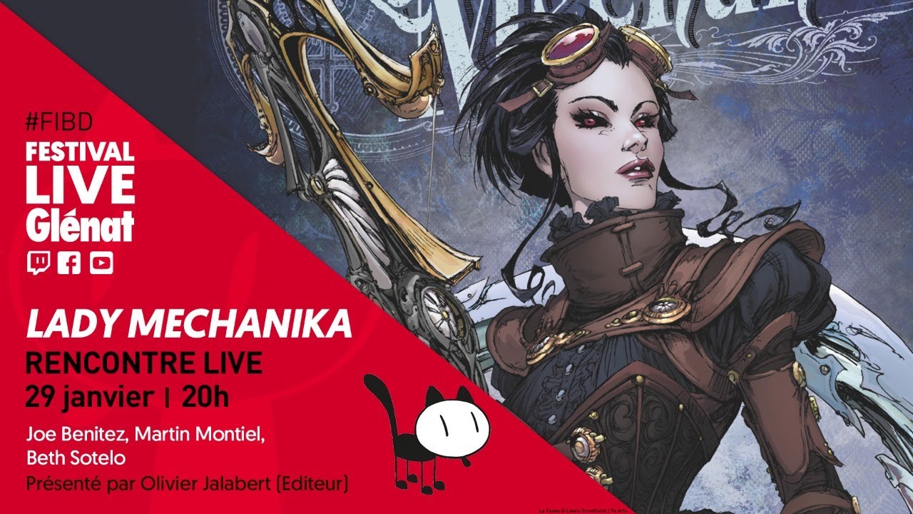 #GlénatFIBD - Rencontre Lady Mechanika à 20h - YouTube