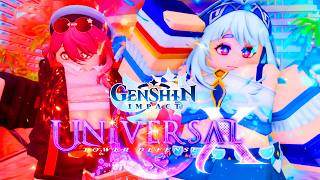 ✨ GENSHIN IMPACT en UNIVERSAL TOWER DEFENSE X  [SHOWCASE]  #roblox