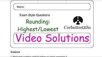 Rounding Highest Lowest Answers - Corbettmaths