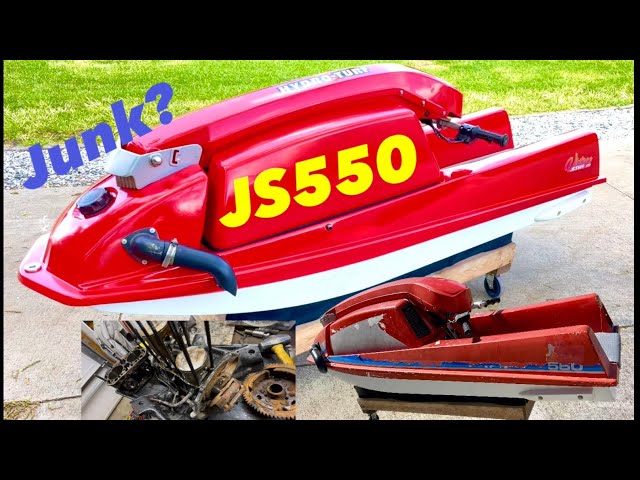 Saved from the junkyard. 85 JS550 JetSki 1 start! #kawasaki #js550 