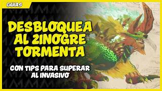 Desbloquea Al Zinogre, Zinogre Estigio Y Zinogre Tormenta Monster Hunter Stories 3