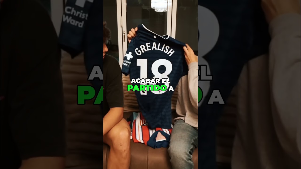 ¡JACK GREALISH LE PIDIÓ LA CAMISETA! #futbol #shorts