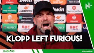 Jurgen Klopp FURIOUS as press conference INTERRUPTED by Toulouse fans CHANTING!
