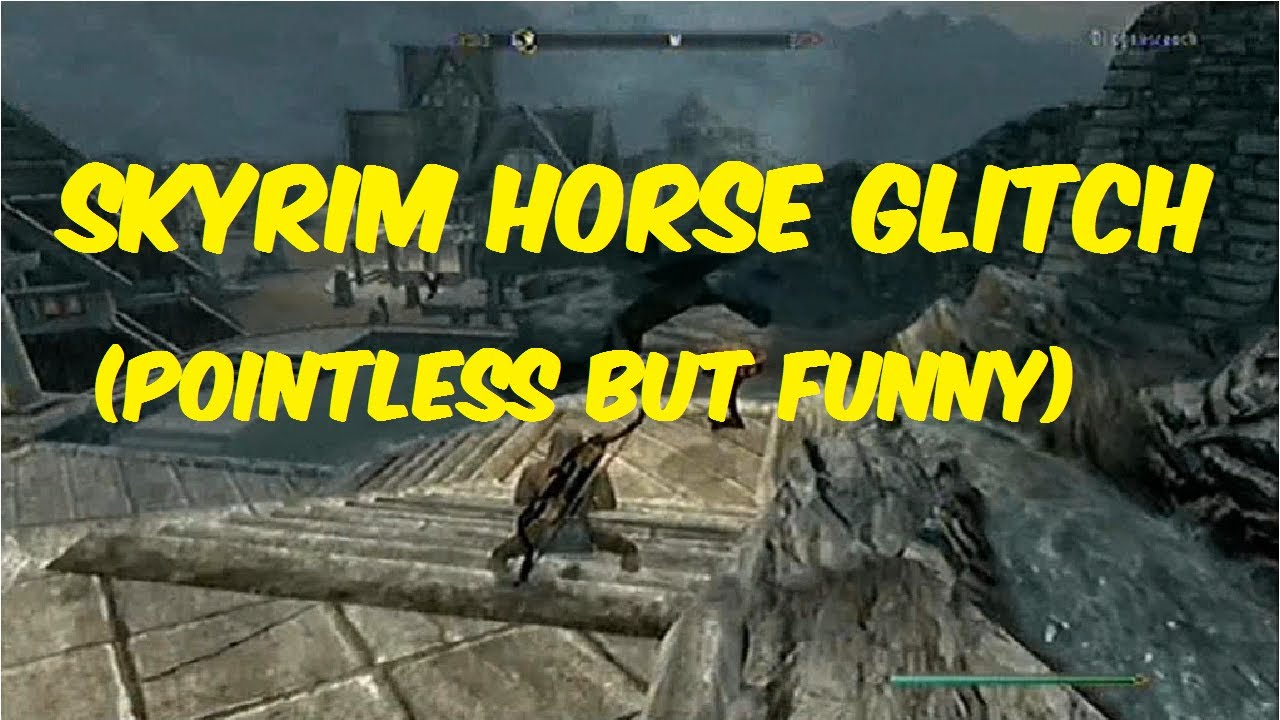 Skyrim Horse Glitch (Ride The Floor) YouTube