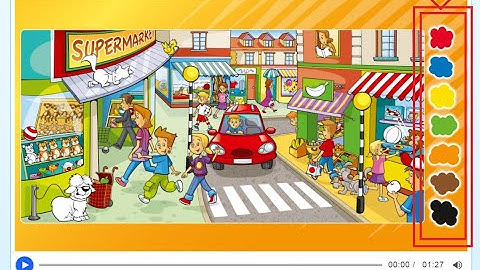 PB pg  5   Activity 7   The colour chant   Listen and point