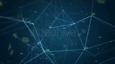 Digital Data Network Abstract Background