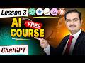 How to Use ChatGPT for Learning &amp; Productivity | Free AI Course Lesson 3 for Beginners 💡📚