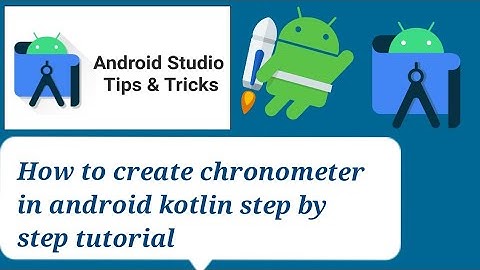 Chronometer android studio | How to Make a Chronometer in Android | Kotlin Android Studio
