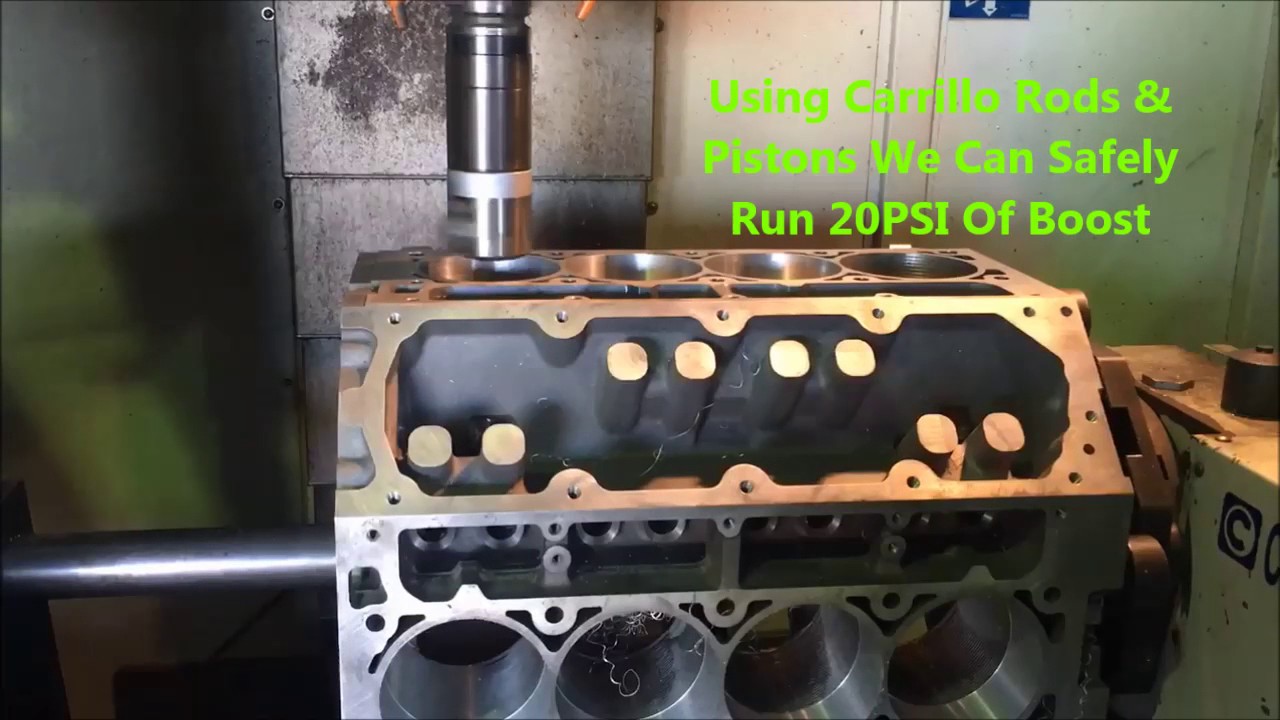 VE SS LSA Block Prep For Darton Sleeves & Stroker Crank YouTube