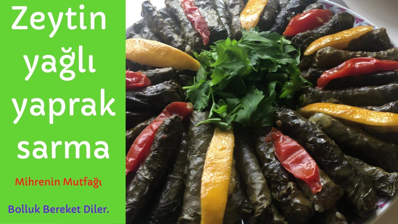 Zeytinyağlı Yaprak Sarması//Pratik Yemek Tarifleri//Beş Çayı Menüsü Zeytinyağlı Yaprak Sarması//Pratik Yemek Tarifleri//Beş Çayı Menüsü