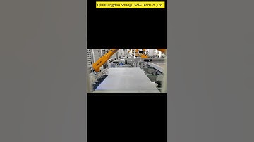 Automatic string laying manipulator #solarpanelproductionline #pvcells #solarsupplier